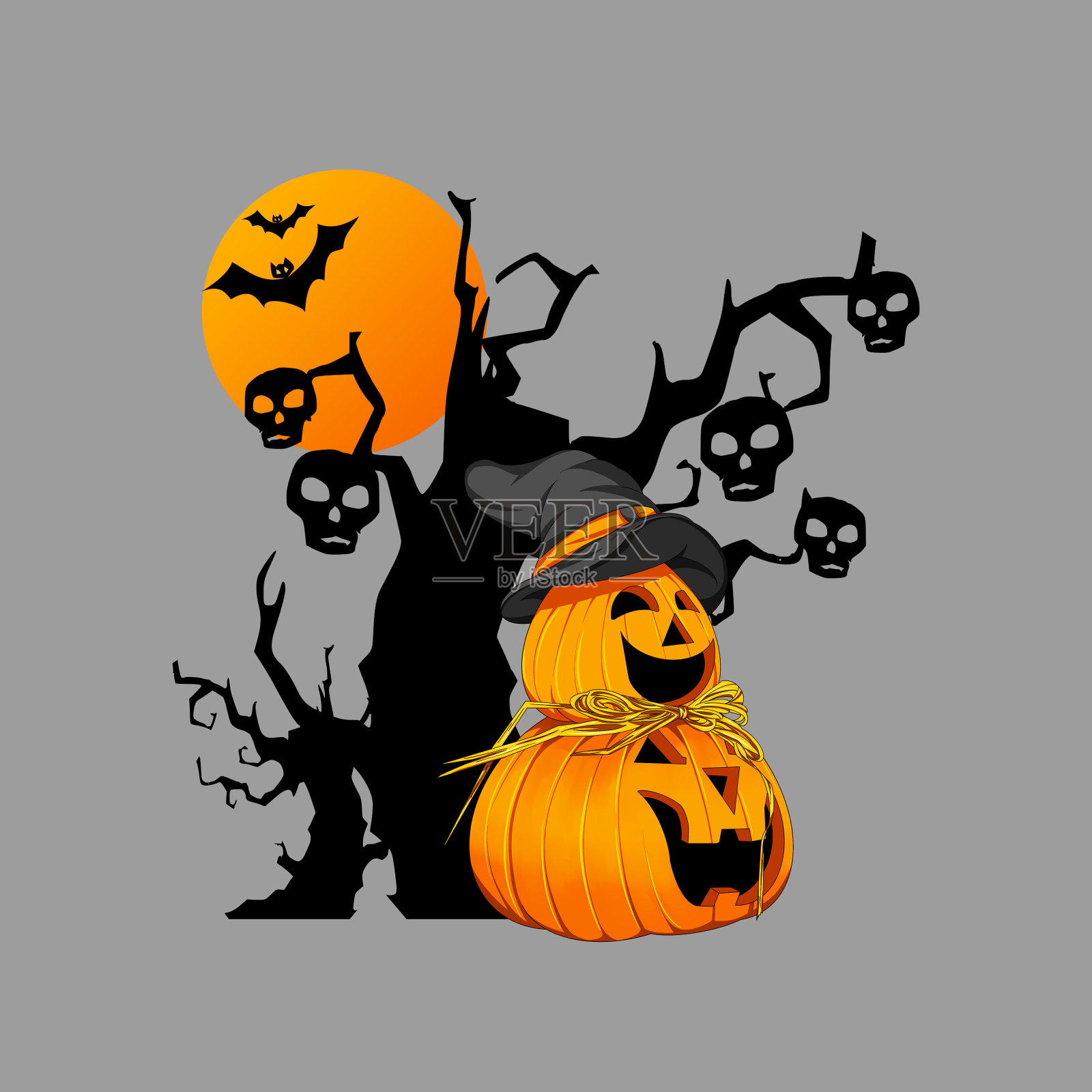 万圣节南瓜元素设计元素图片