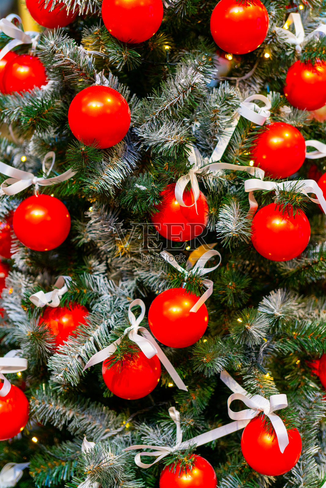 美丽的圣诞背景。照片摄影图片