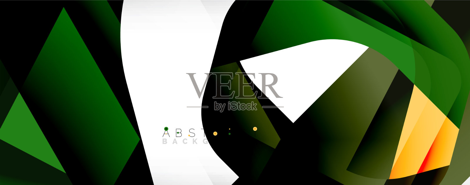 最小抽象背景-颜色重叠插画图片素材