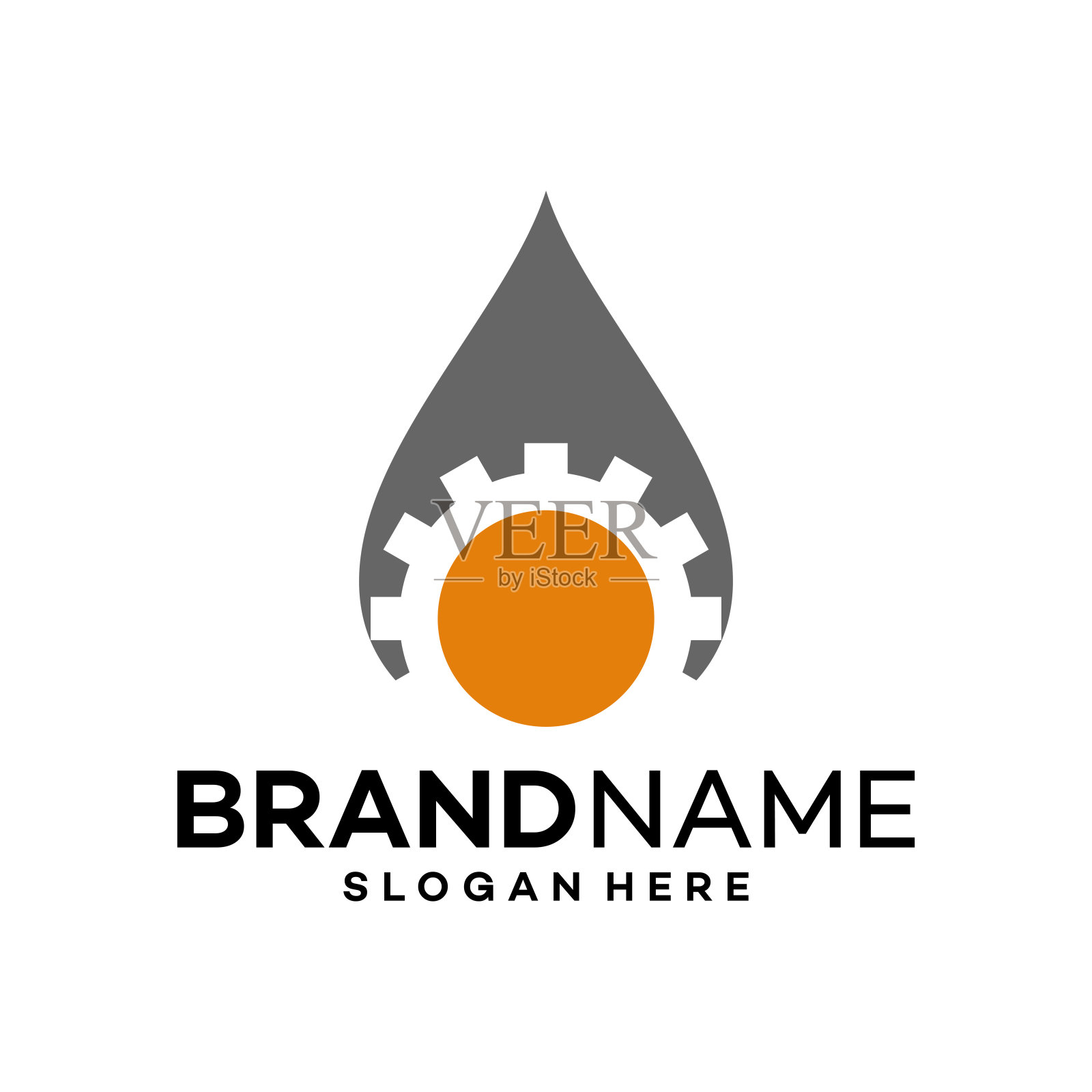 水服务图标标志设计模板插图矢量插画图片素材