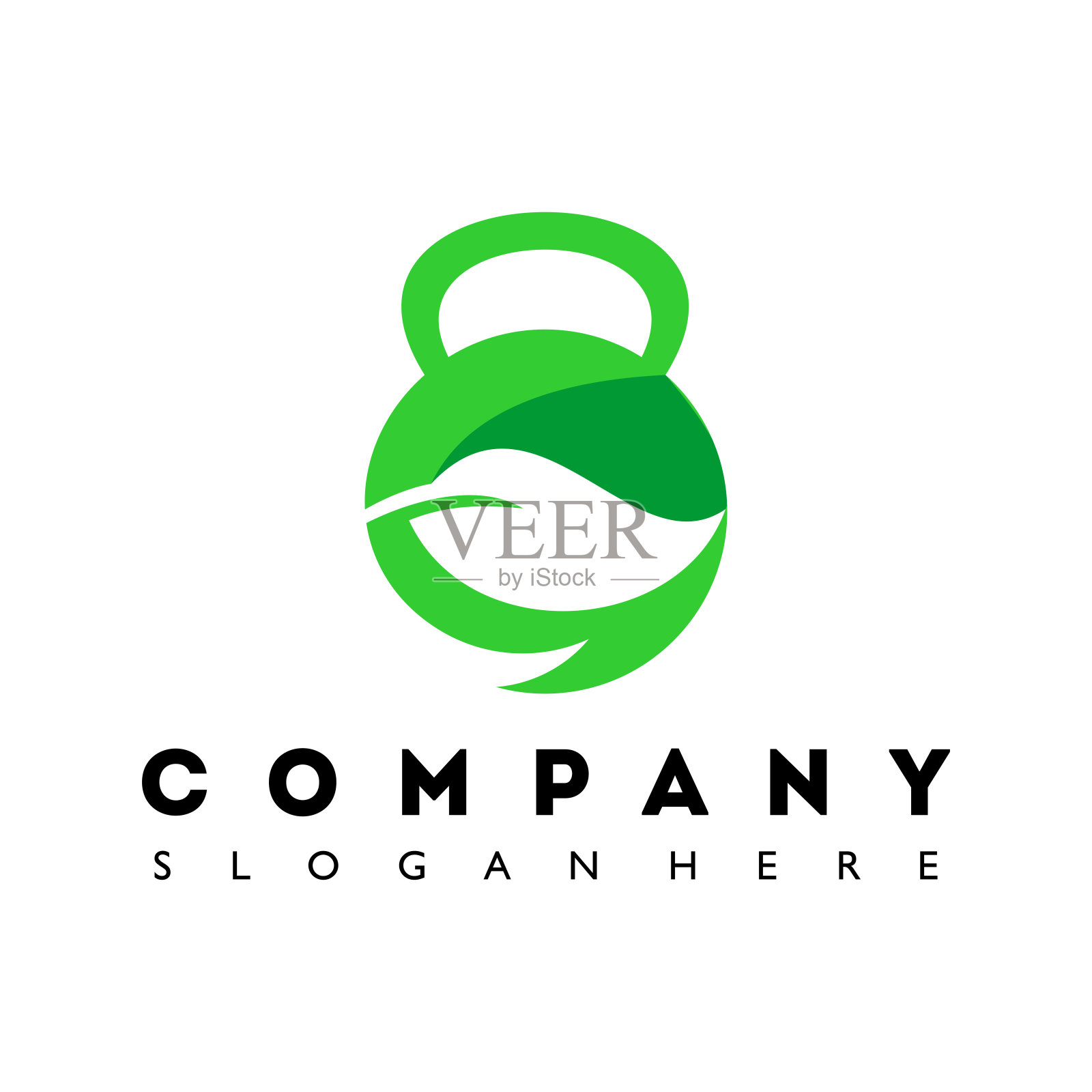 叶子体育馆图标标志设计模板插图向量插画图片素材