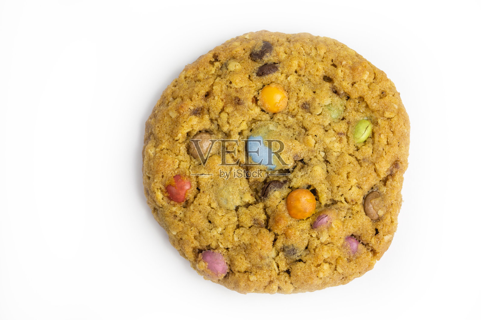 带有彩色巧克力糖果的巧克力饼干照片摄影图片