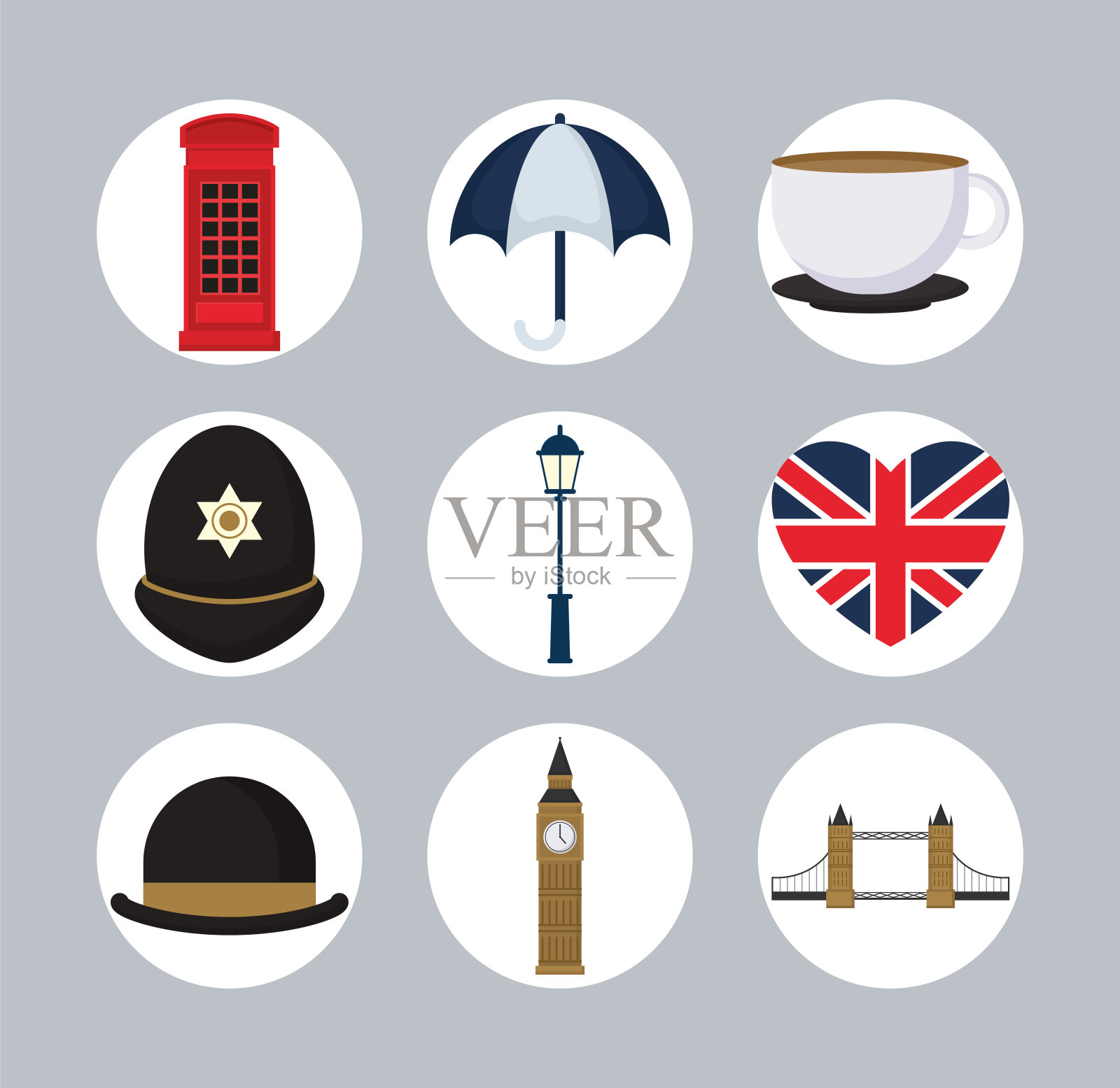 英国9项插画图片素材