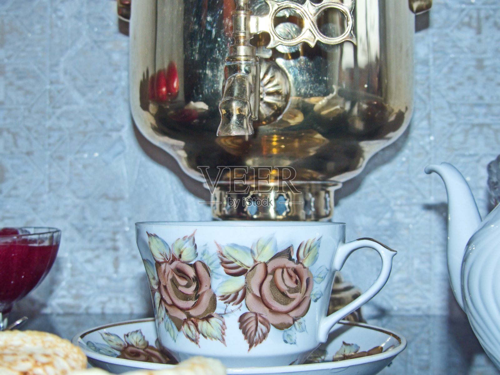 传统的俄罗斯小薄饼。煎饼。煎饼。照片摄影图片