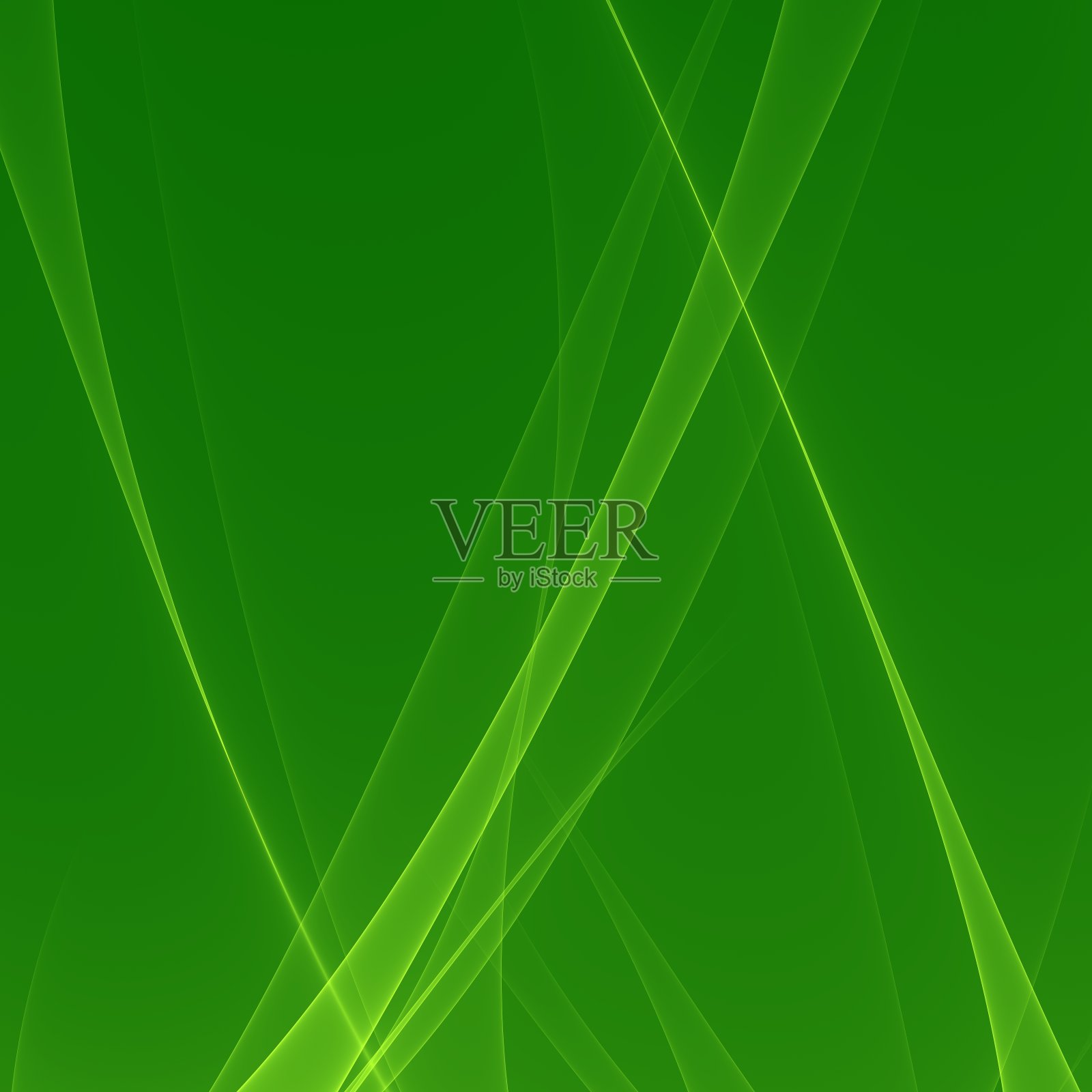 抽象背景为4k绿、黄、金、亮、暗的波浪和线条插画图片素材