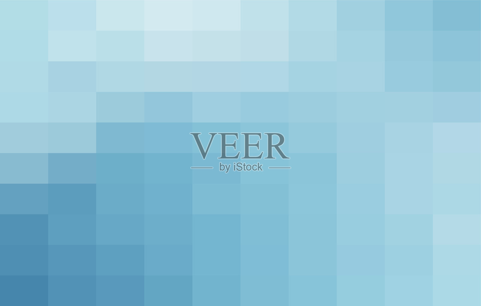 抽象蓝色几何背景，创意设计模板。像素艺术网格马赛克，8位矢量背景。插画图片素材