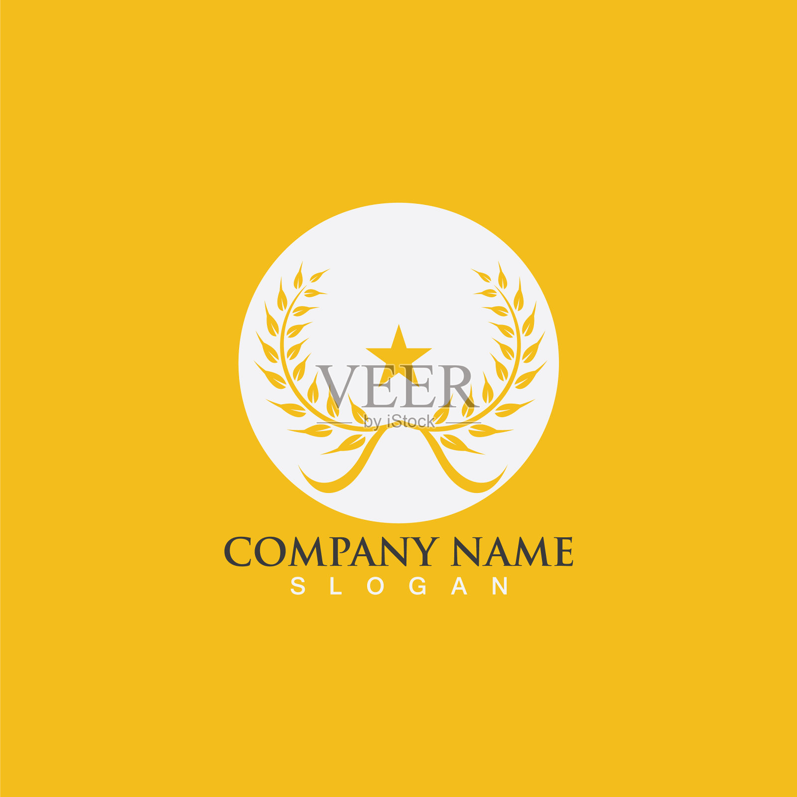 农业小麦插画图片素材