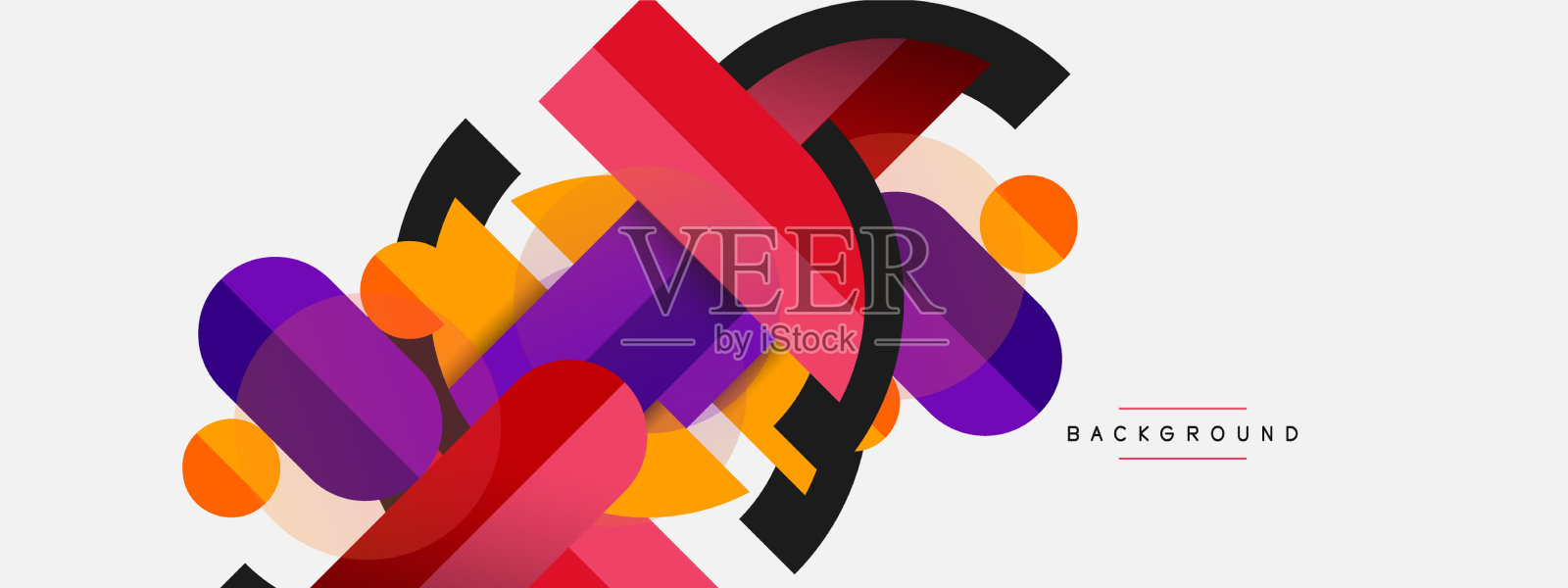 几何形状构成抽象的背景插画图片素材