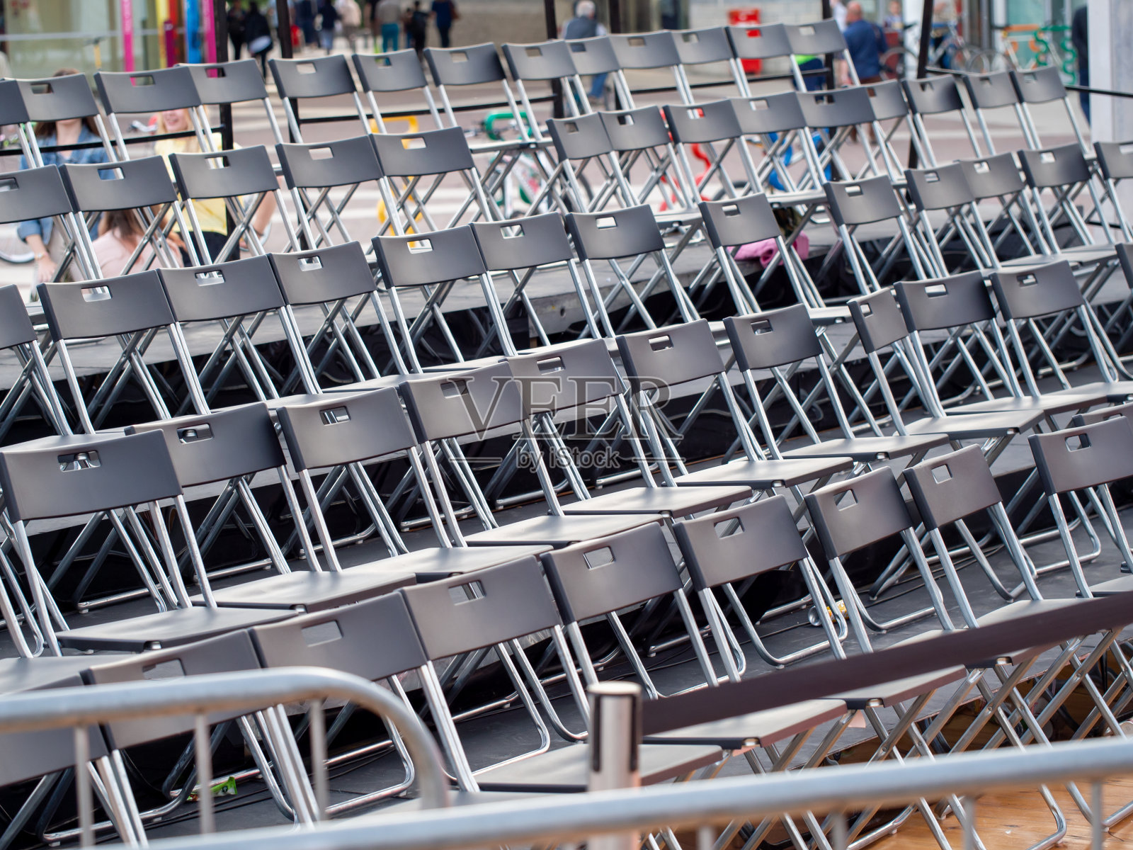 空椅子用于娱乐表演照片摄影图片