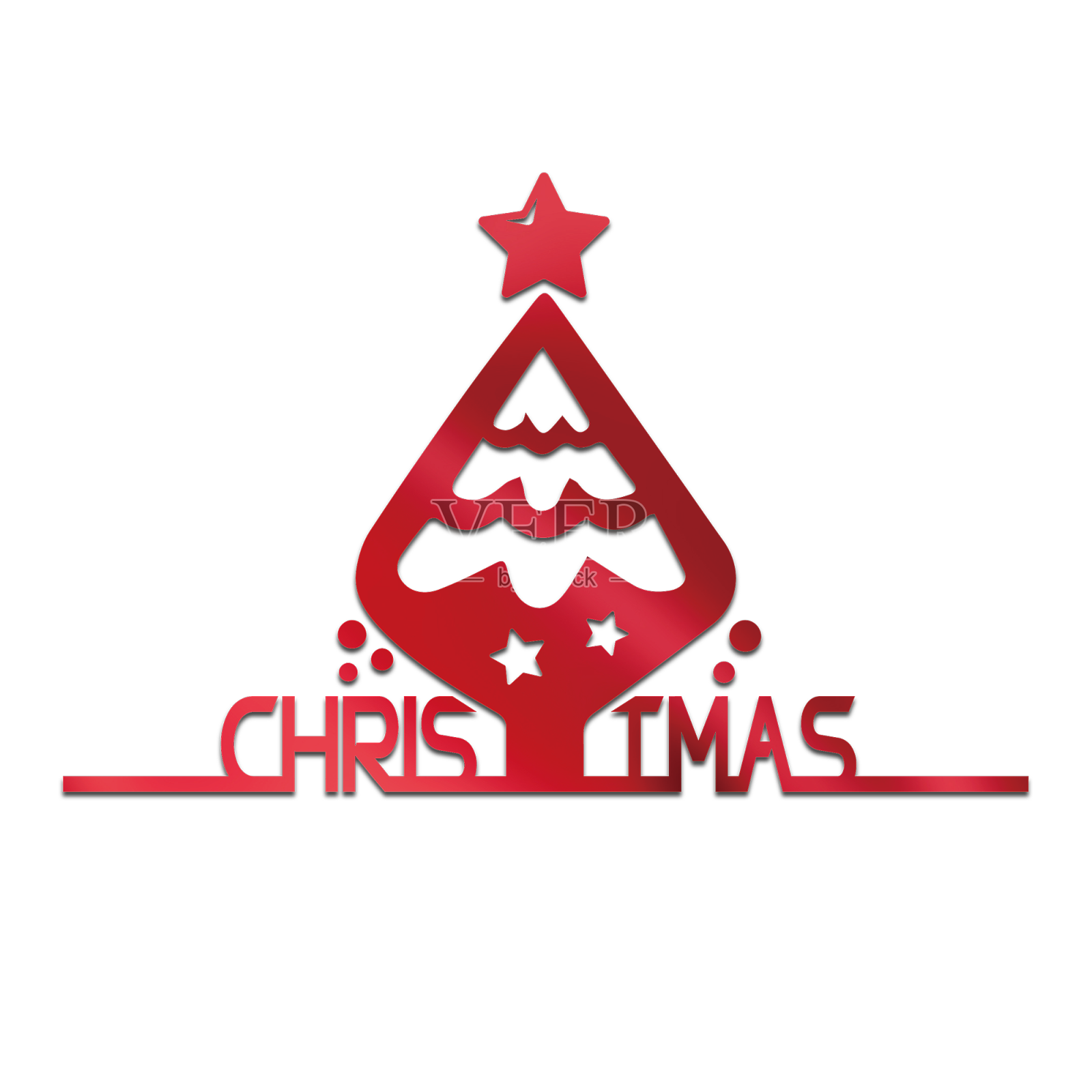 圣诞节标题艺术字设计元素图片