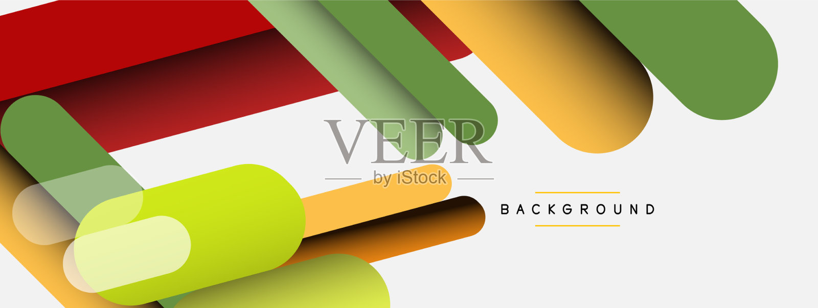 抽象背景圆形线条插画图片素材