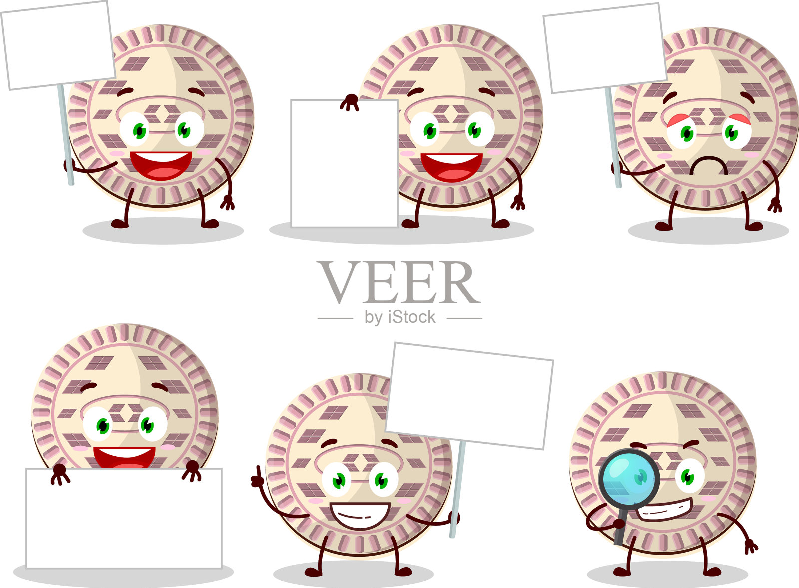 香草饼干卡通人物带来插画图片素材