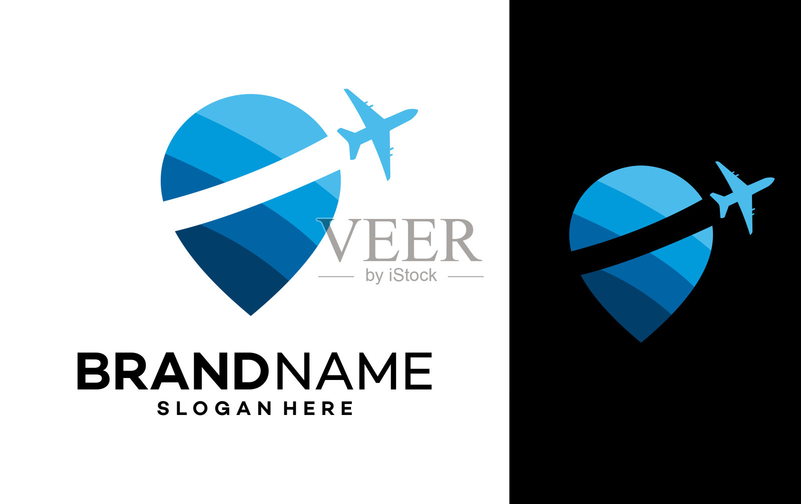 点旅游图标标志设计模板插图向量插画图片素材