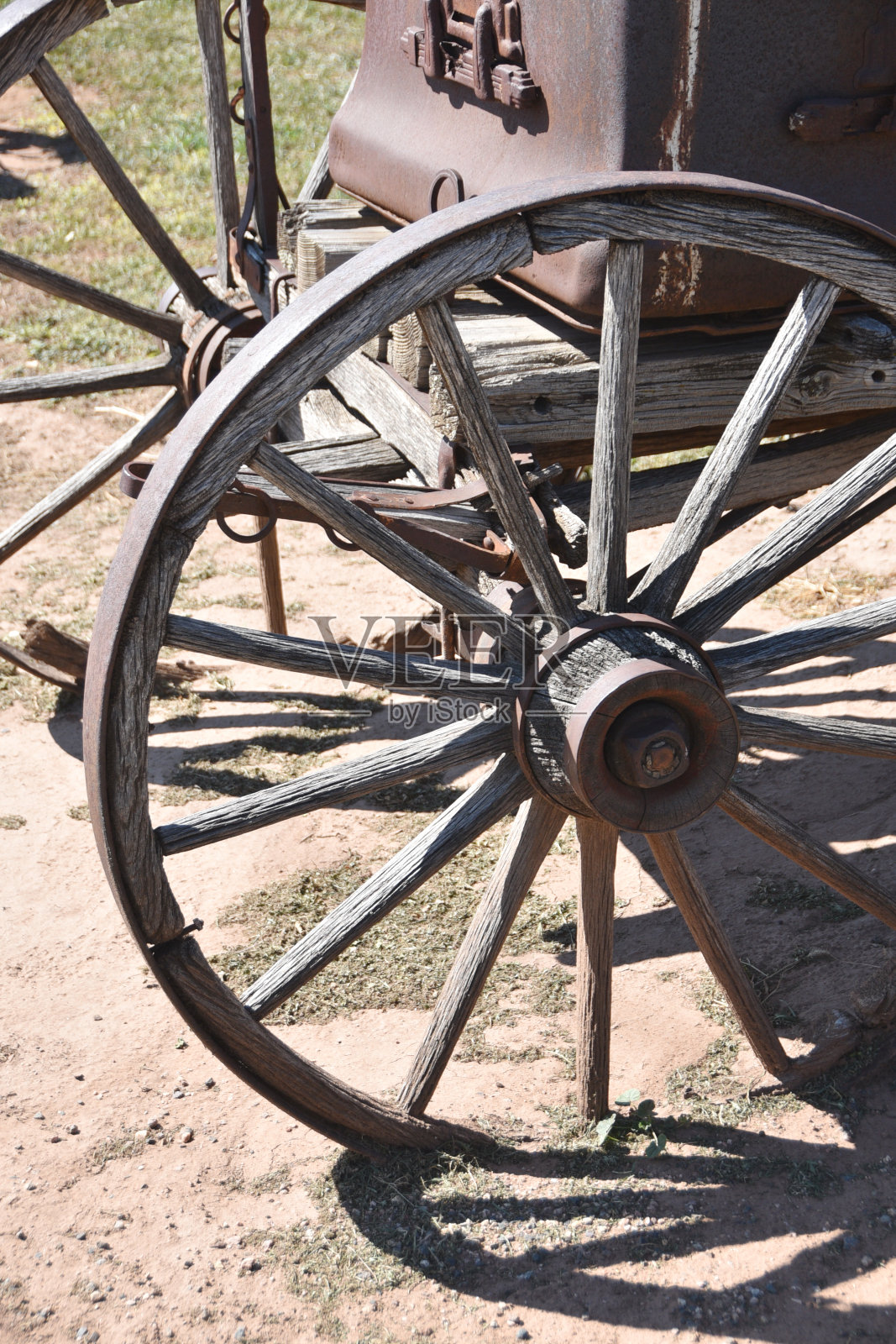 马车的轮子照片摄影图片