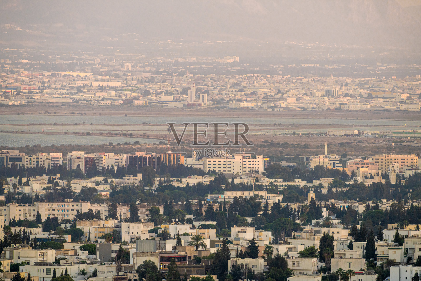 从山上看突尼斯——突尼斯照片摄影图片