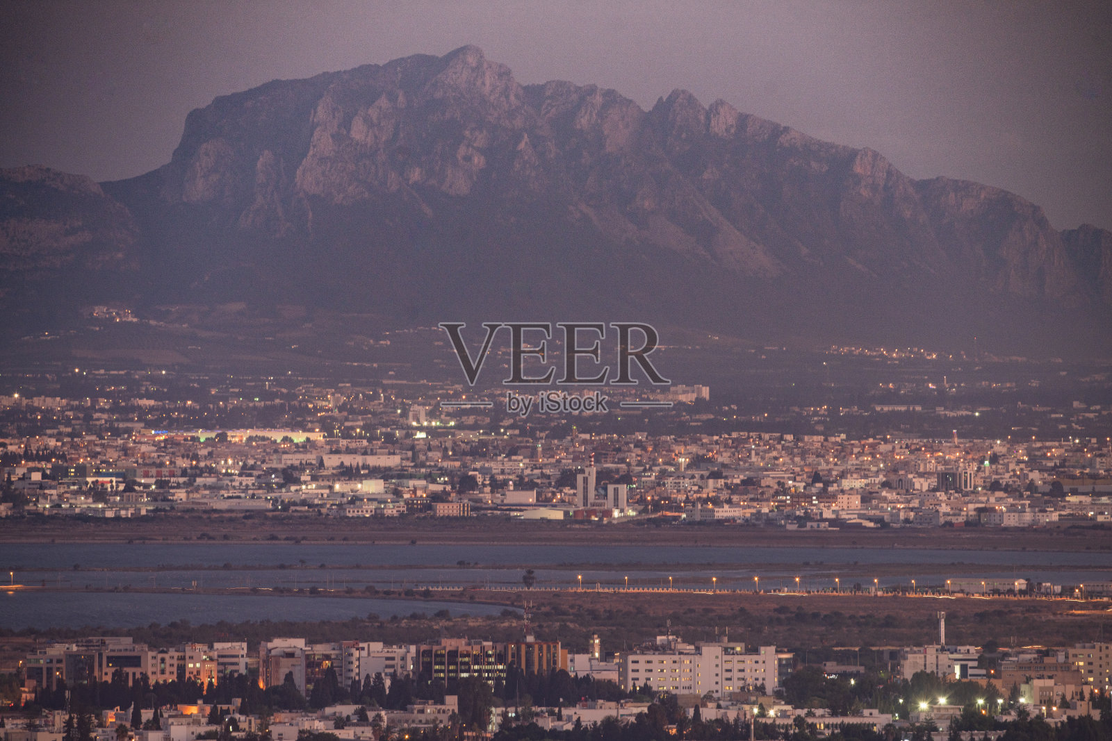 从山上看突尼斯——突尼斯照片摄影图片