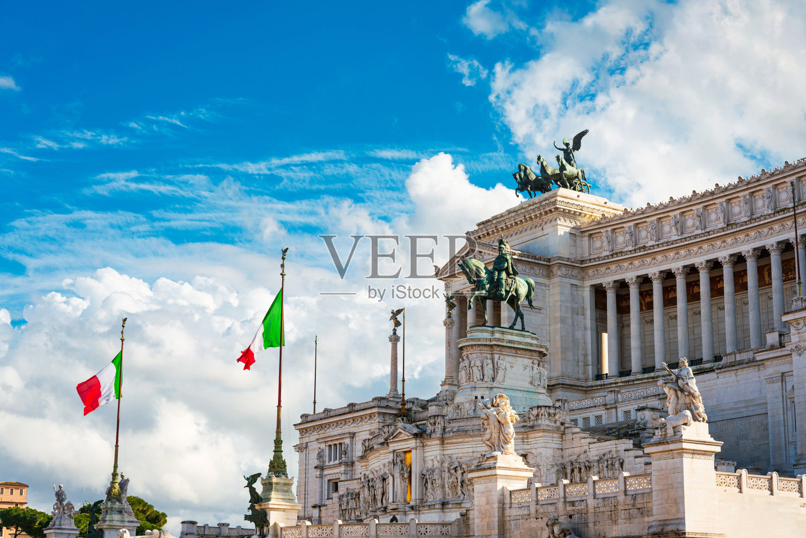 意大利罗马的典型建筑照片摄影图片