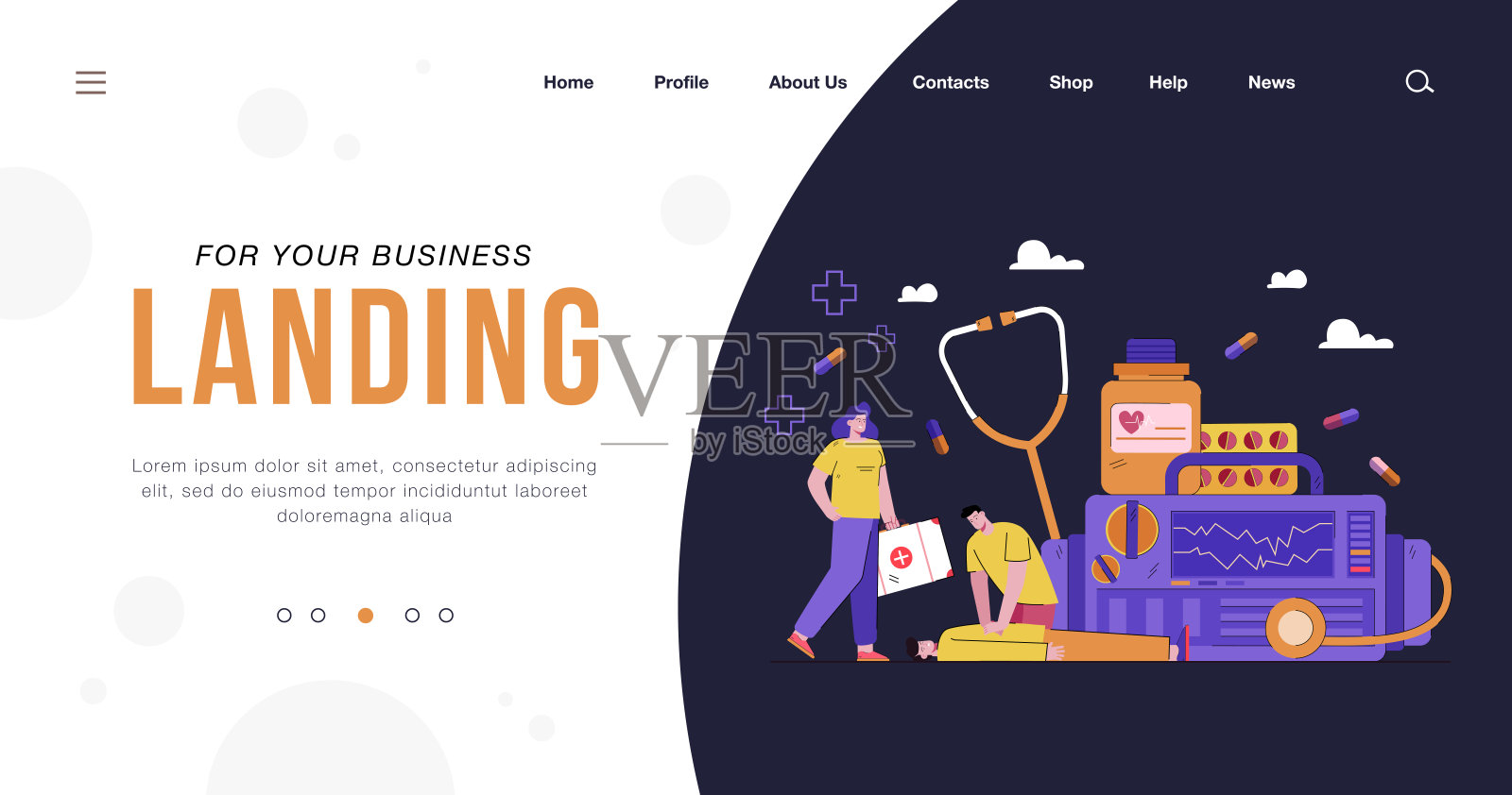 紧急心肺复苏术设计模板素材