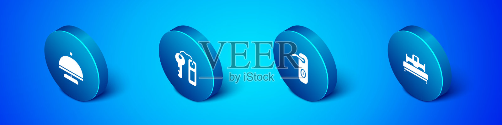 设置等距覆盖托盘门把手图标素材