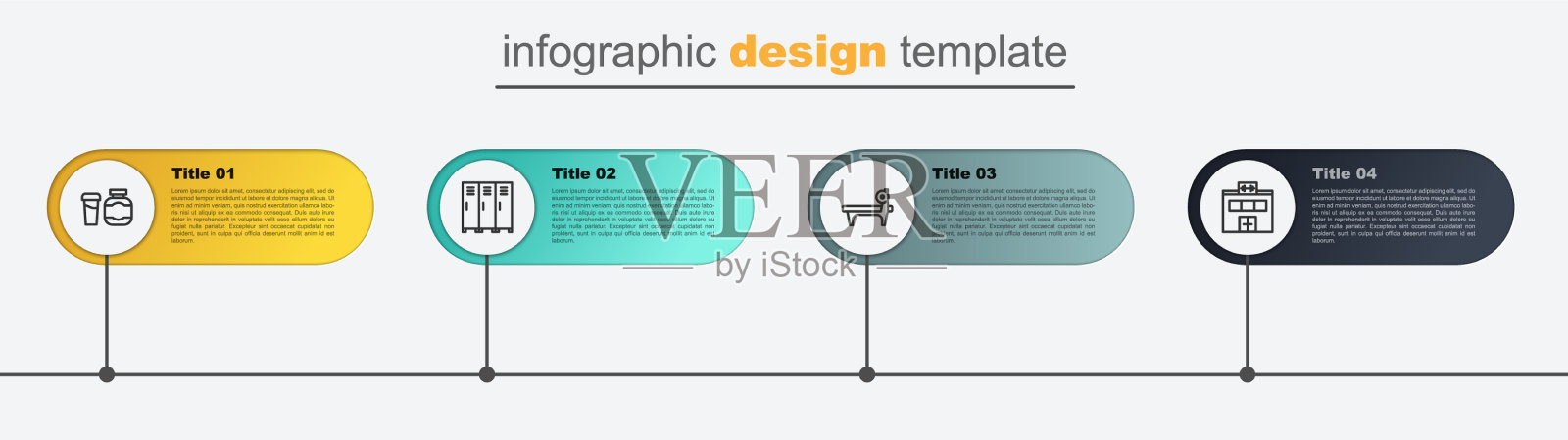 设置线健身房长凳和杠铃更衣室插画图片素材