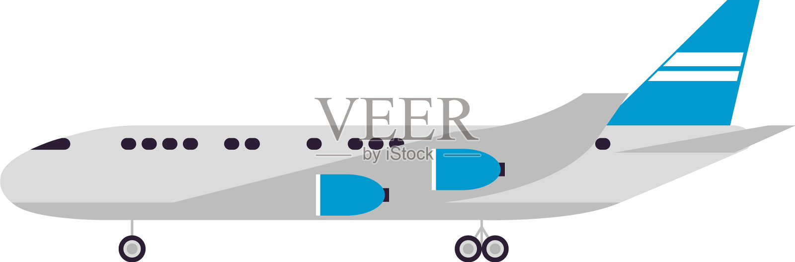 飞机航空公司车辆插画图片素材