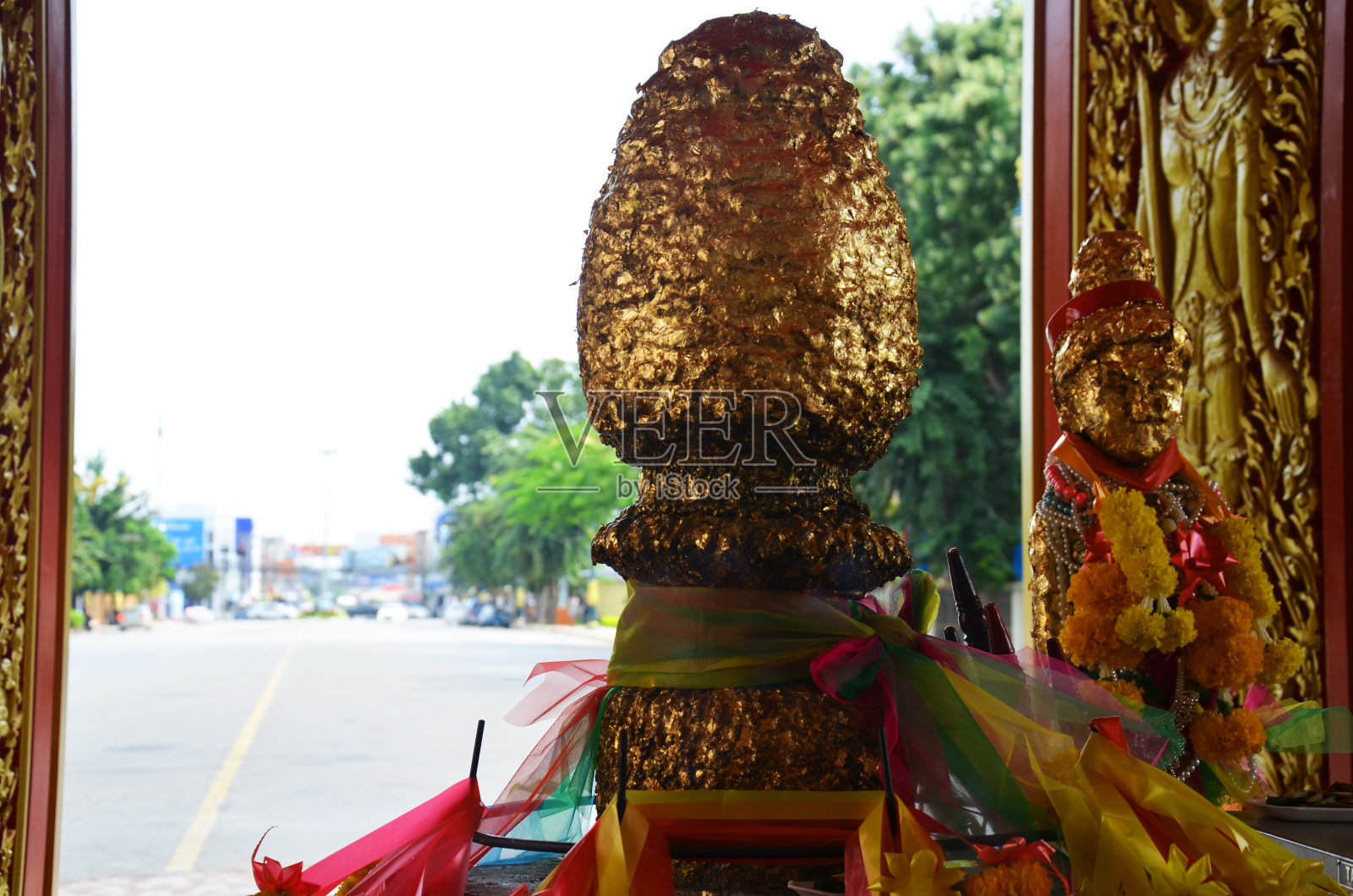 北碧市市柱祠古建筑照片摄影图片