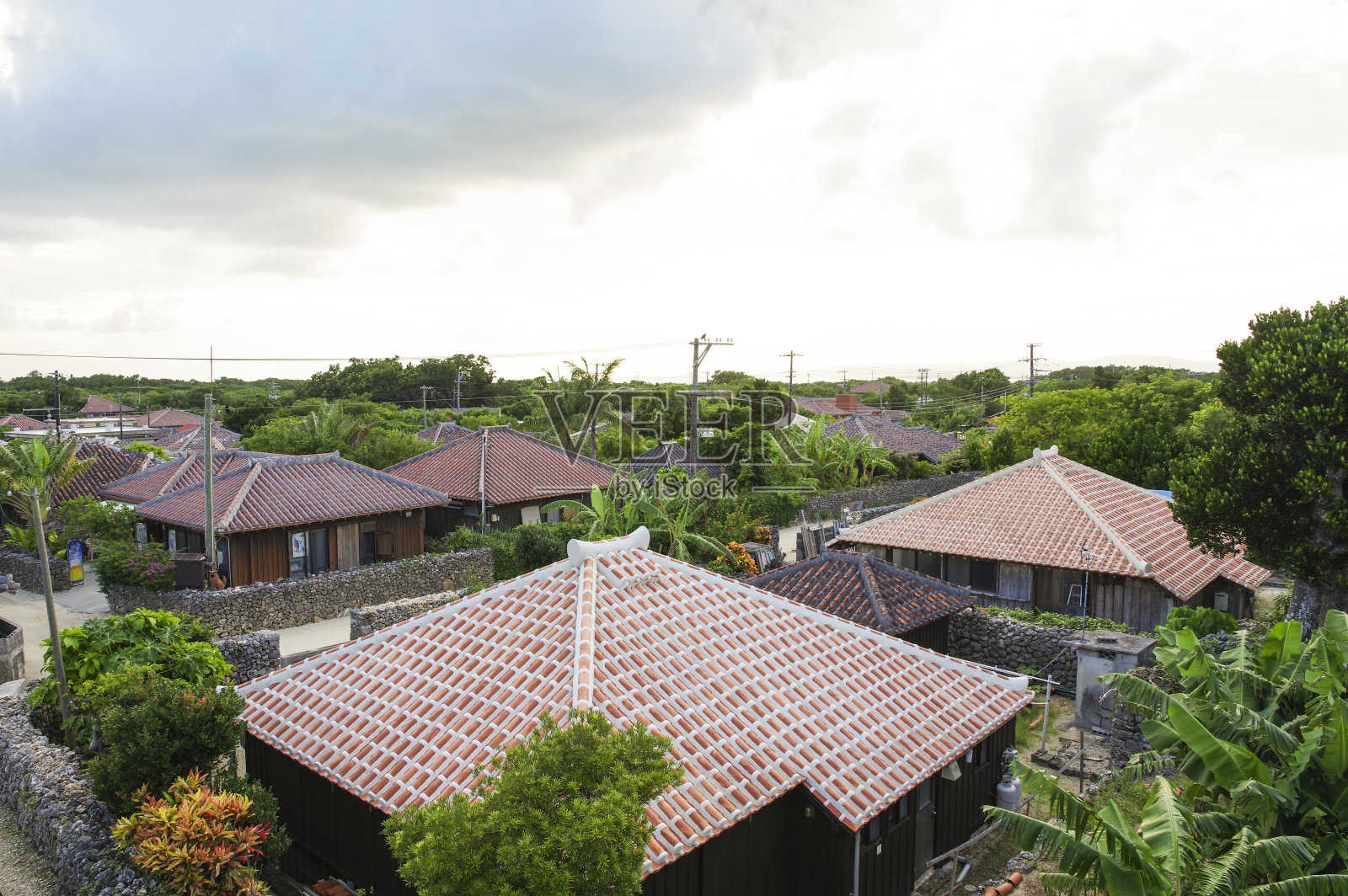 冲绳传统建筑照片摄影图片