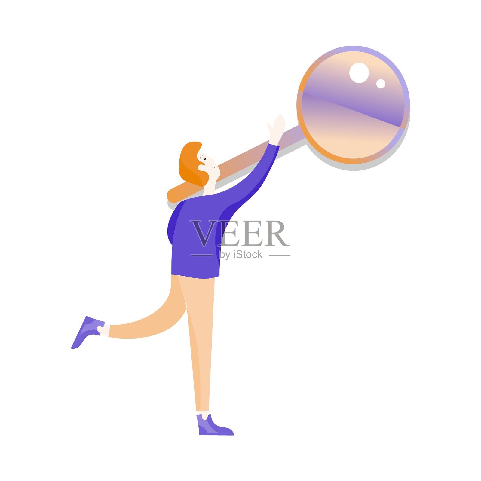 放大镜查找设计元素图片