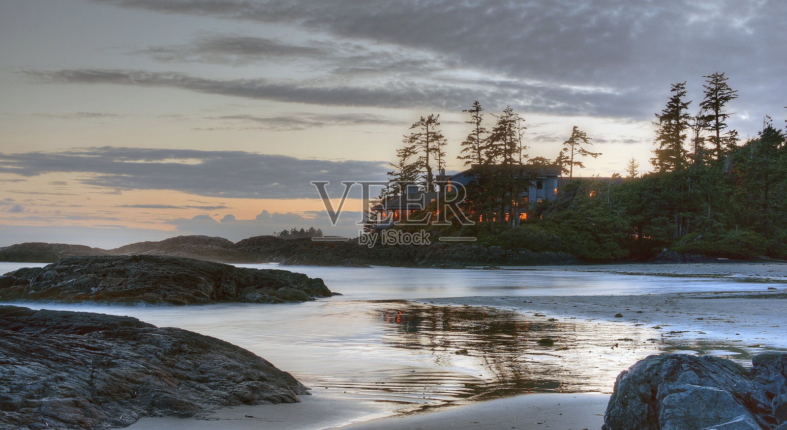 托菲海岸线照片摄影图片
