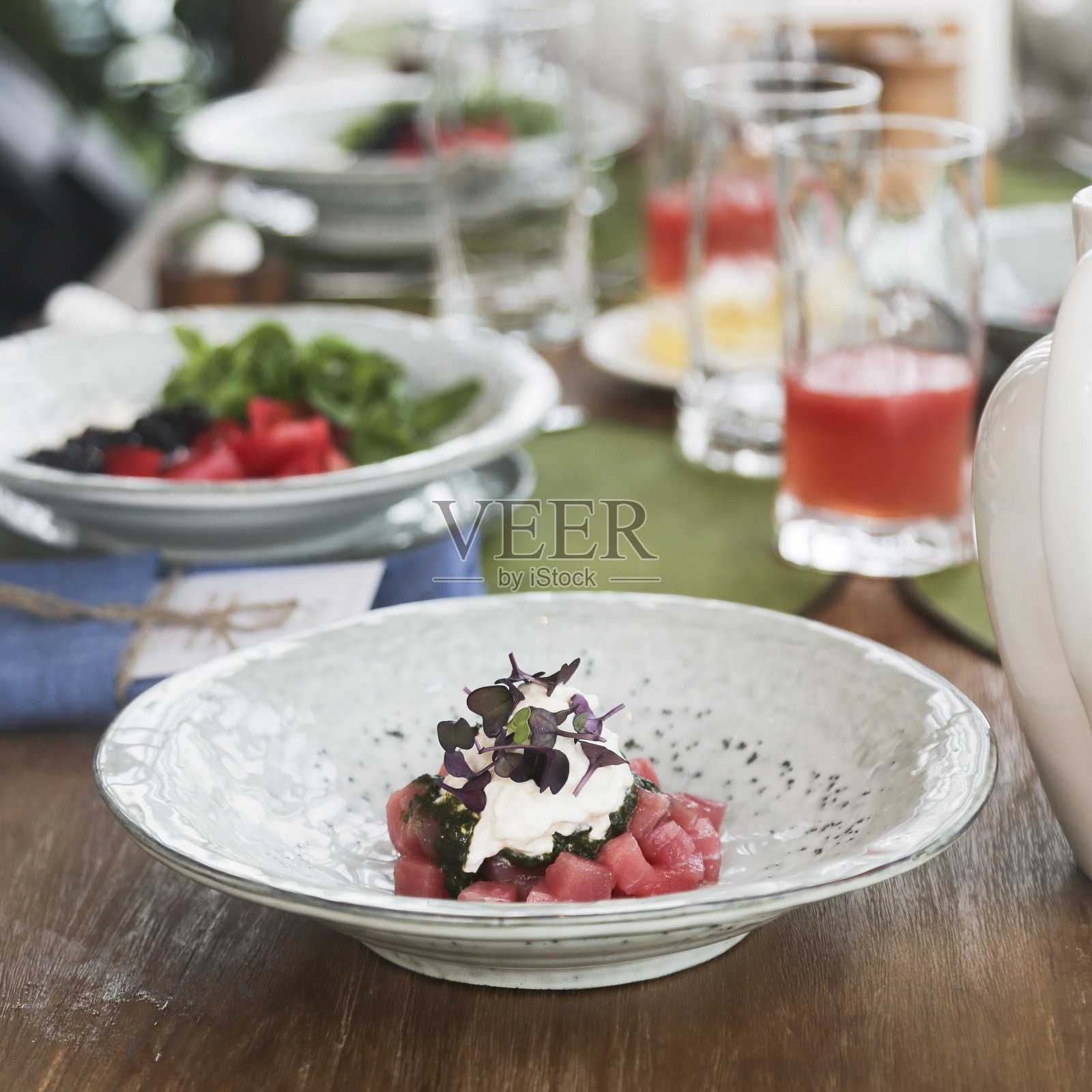 早晨tartare照片摄影图片