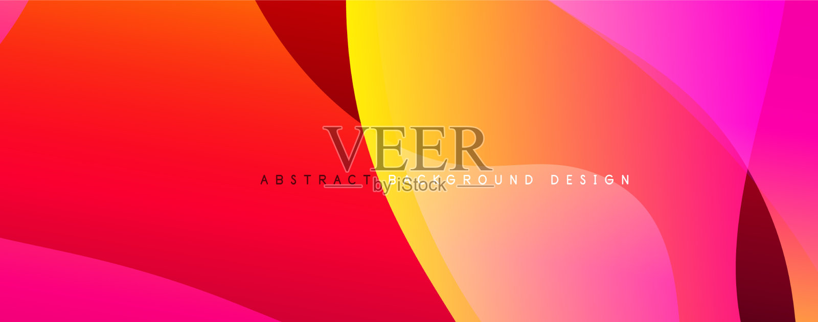 时尚简单的流体颜色梯度抽象插画图片素材