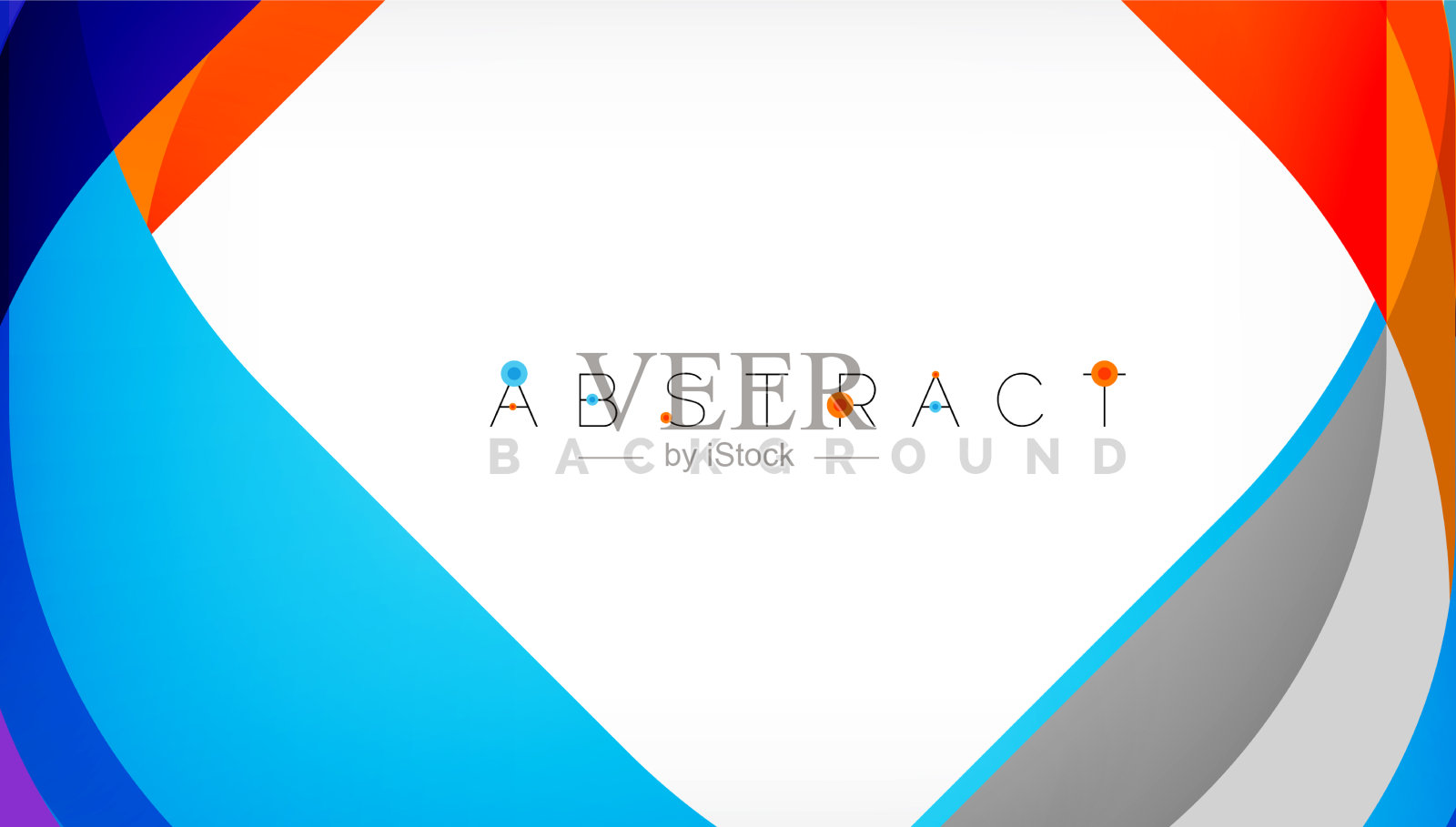 抽象的带有重叠波的正方形形状设计模板素材