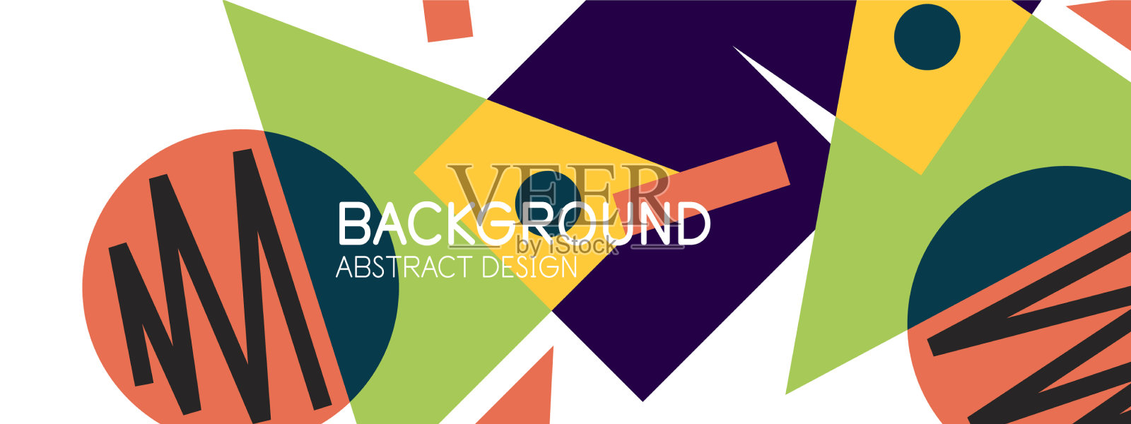 抽象的背景与块线几何插画图片素材