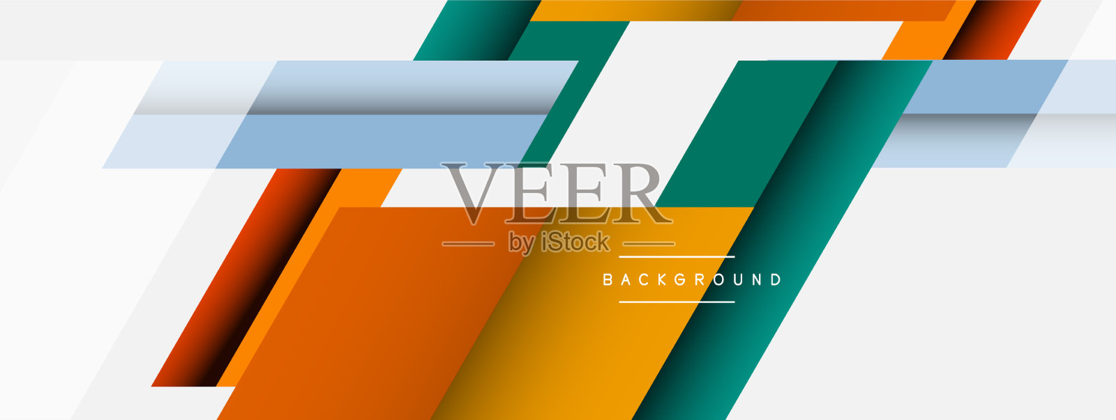 背景抽象重叠色插画图片素材