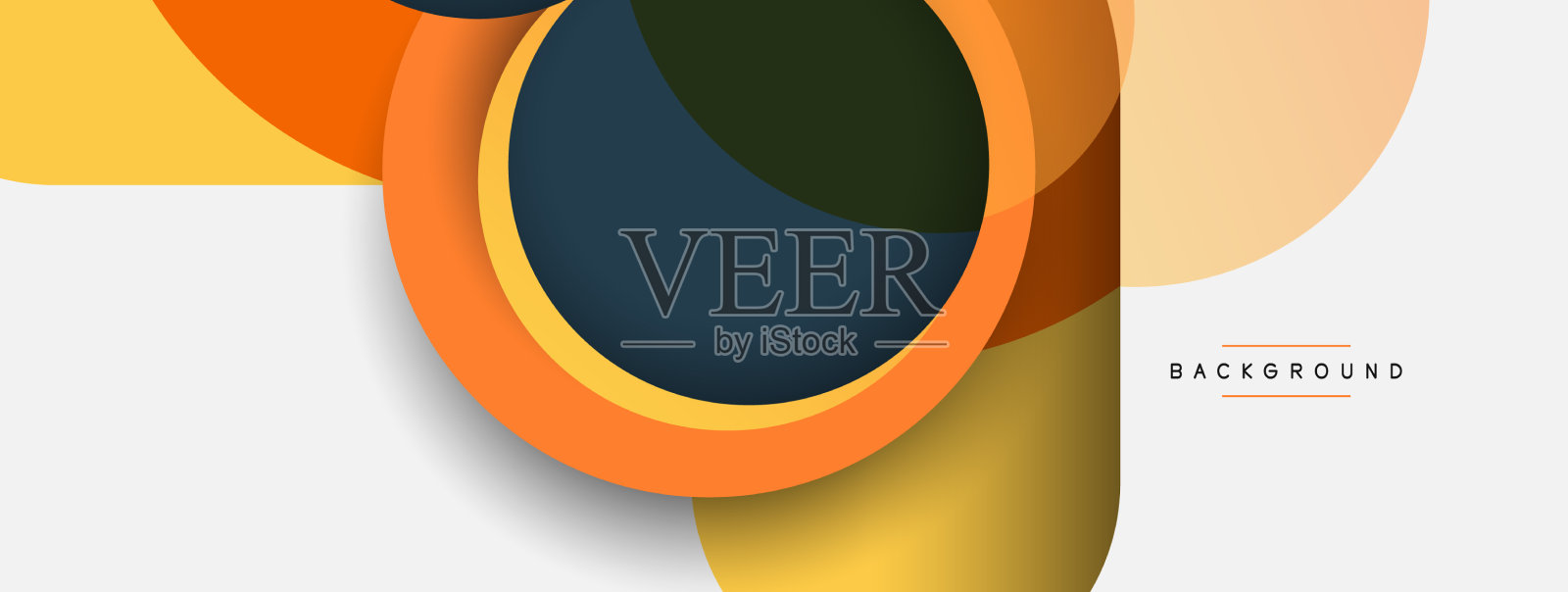 圆形的形状是最小的几何图形插画图片素材