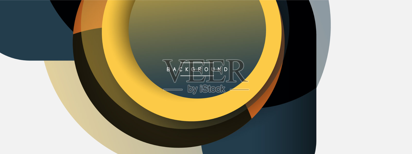 圆形和圆形形状抽象的背景插画图片素材