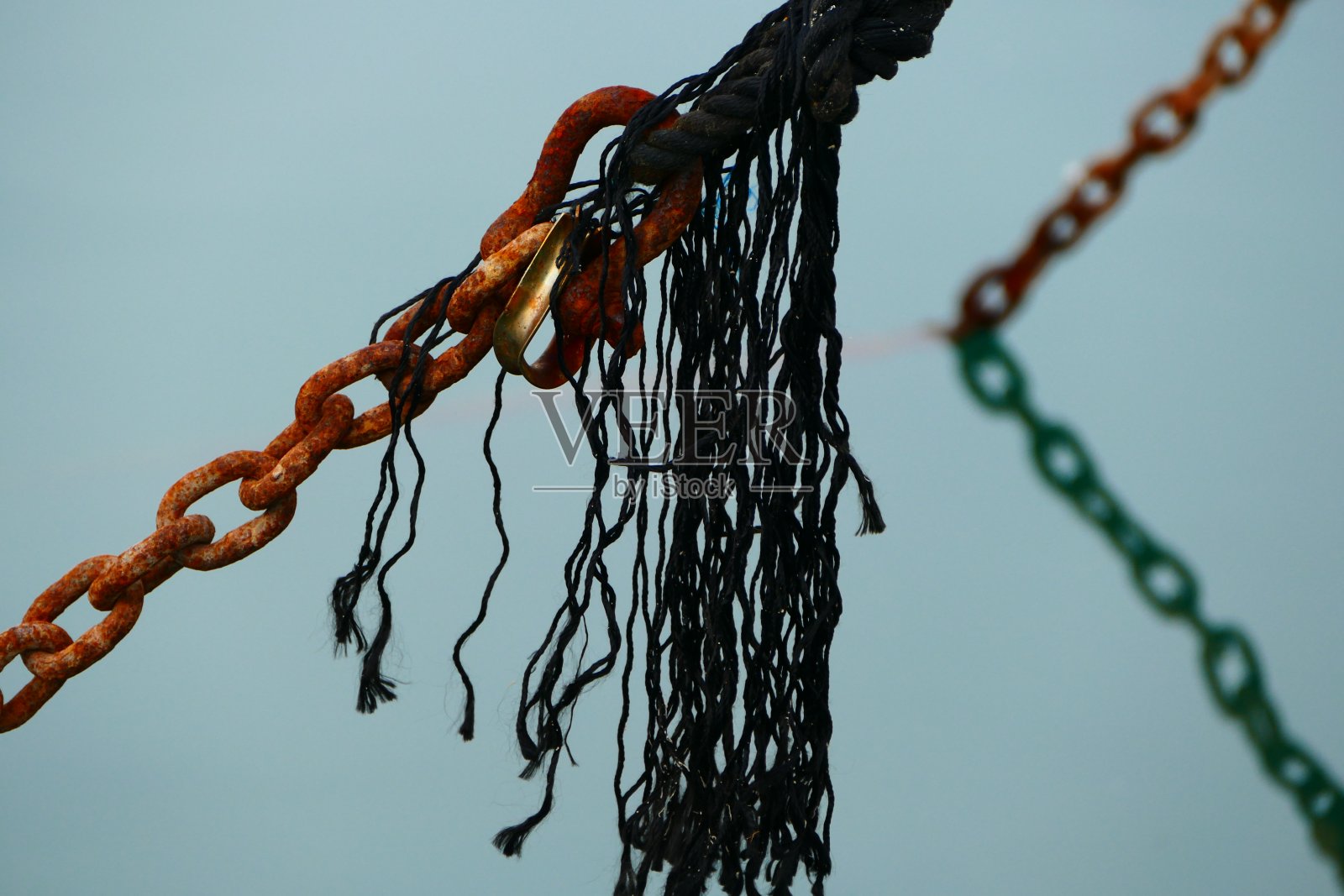 港口锚链照片摄影图片