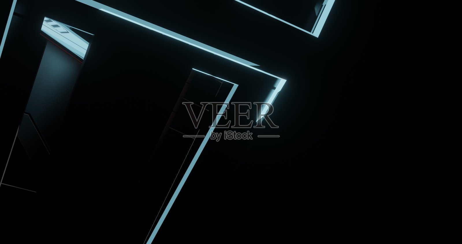 用于名片和商业用途的抽象设计图形的三维渲染插图照片摄影图片