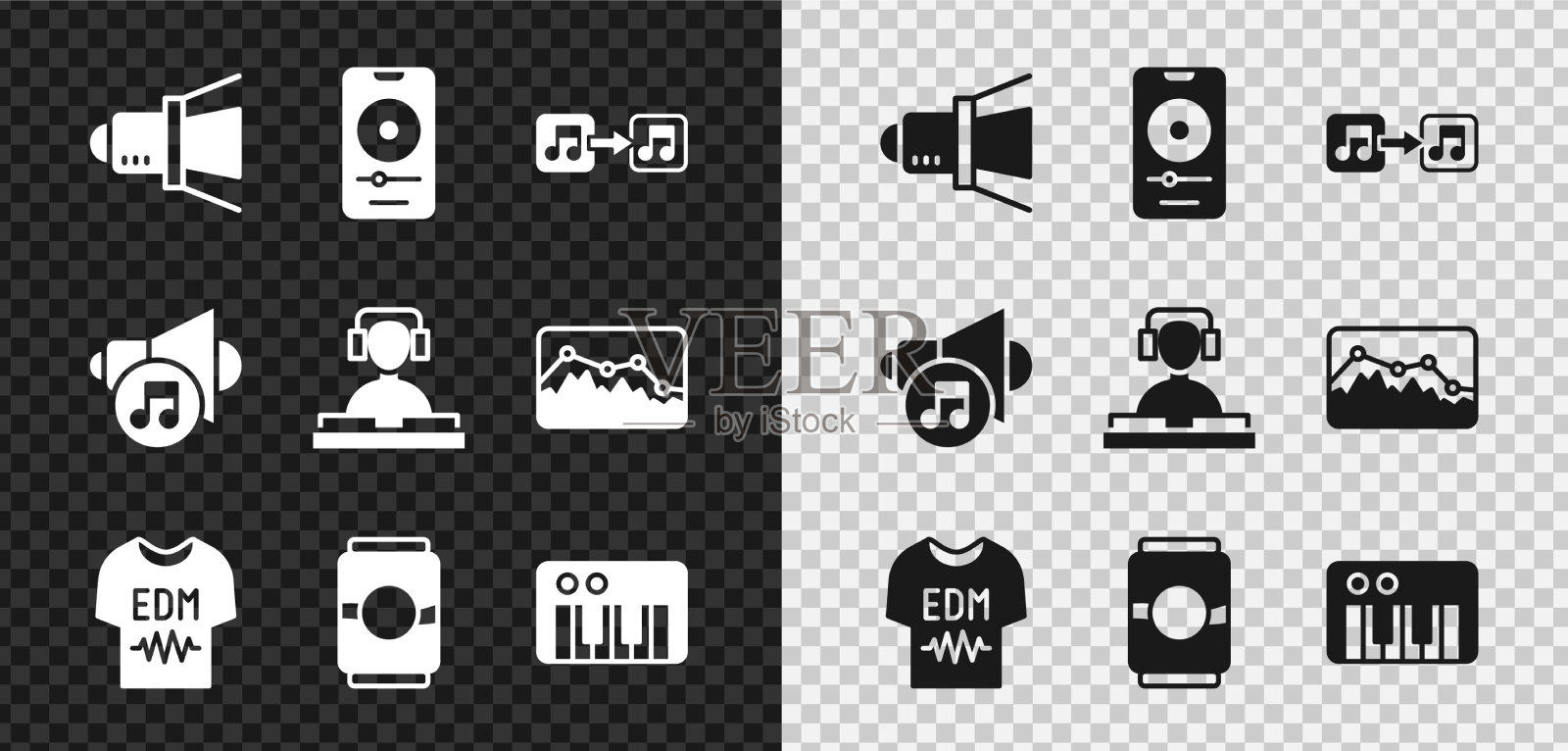 设置电影聚光灯音乐播放器注意音调t图标素材