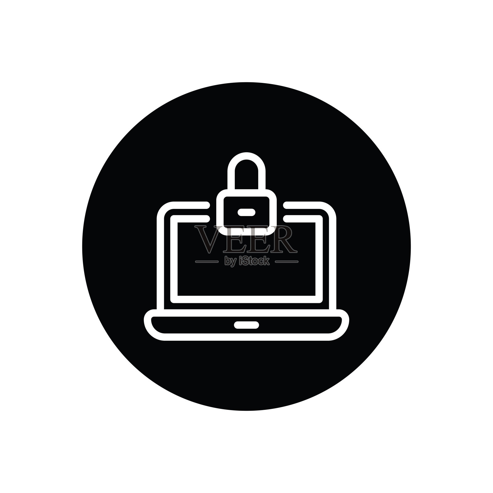 笔记本符号图标隔离在白色背景插画图片素材