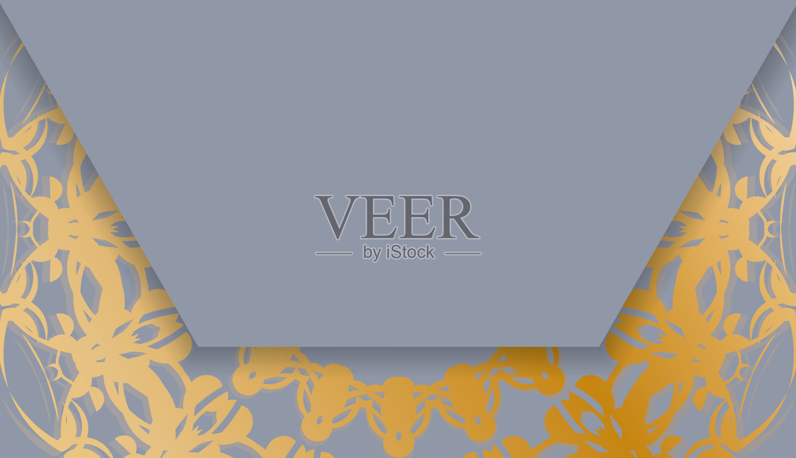 灰色旗帜与希腊金装饰的标志设计强盗偷钱。罪犯偷金币。抢劫和金融安全概念。平的风格,向量。插画图片素材