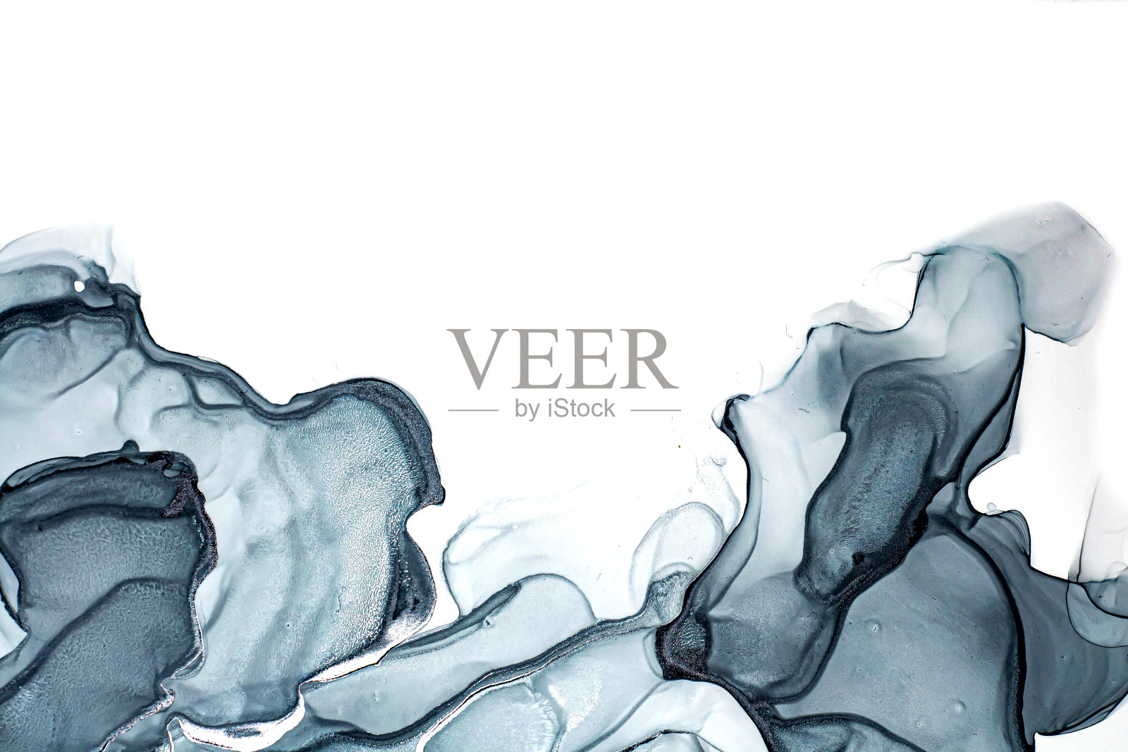 抽象色彩背景，手绘酒精绘画，液体墨水技术照片摄影图片