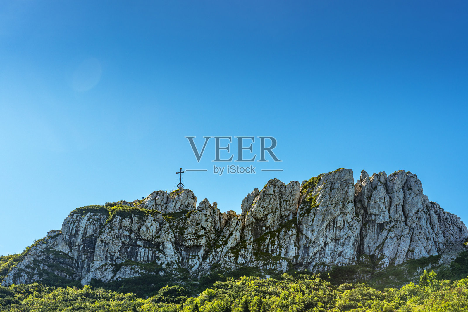 在基姆高阿尔卑斯山脉的坎彭魔杖峰照片摄影图片