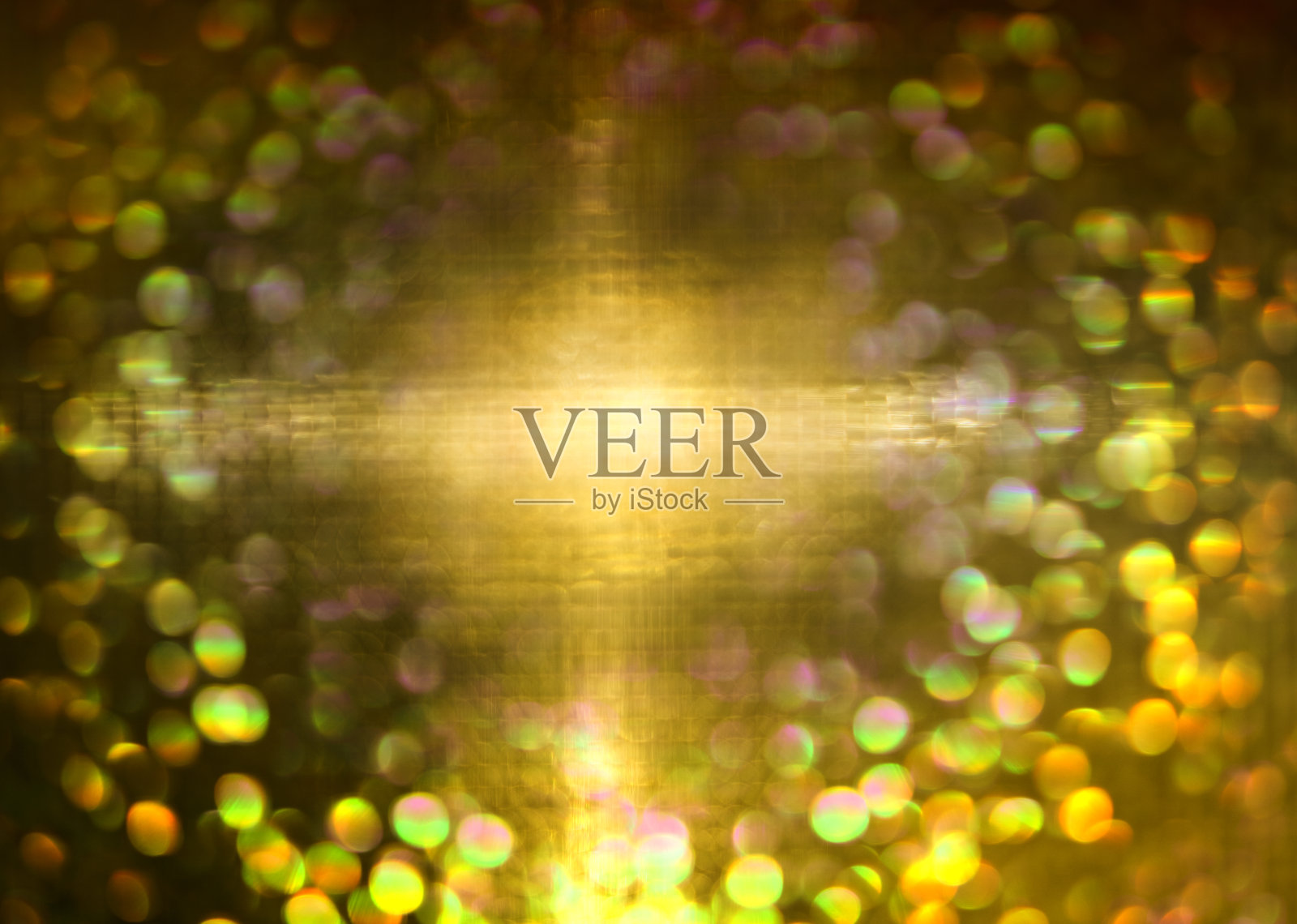 金色的散景圈以阳光为背景照片摄影图片