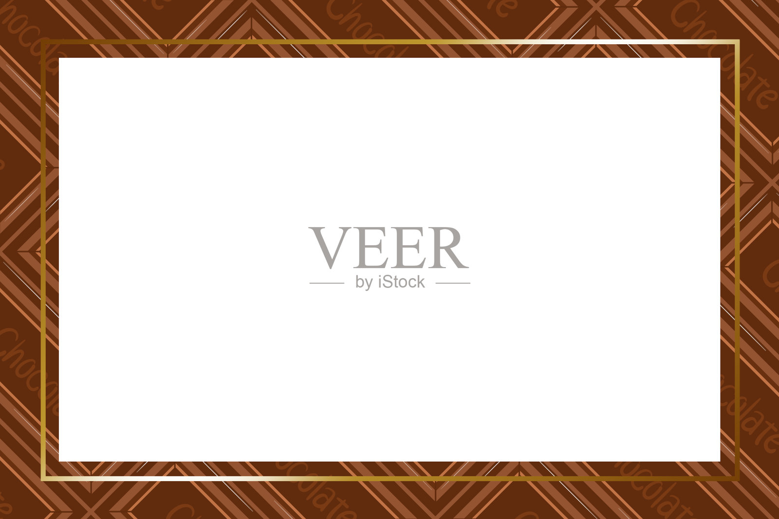 巧克力模式框架插画图片素材