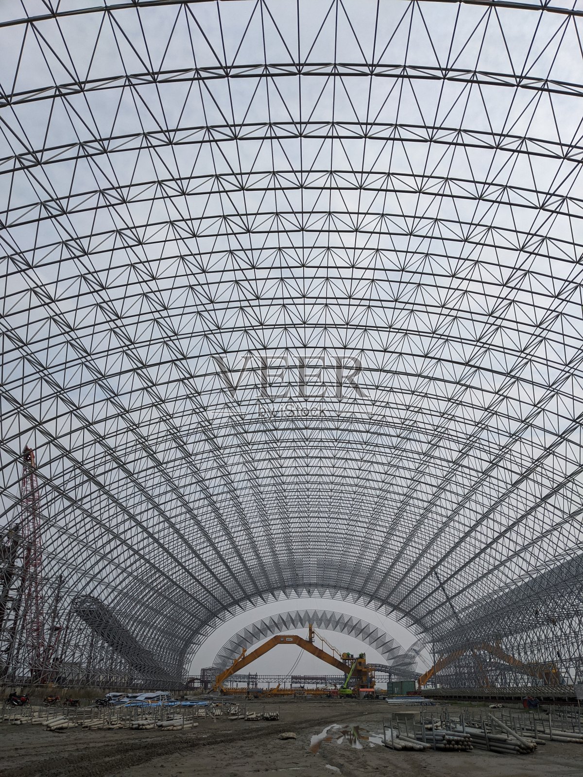 空间框架结构照片摄影图片