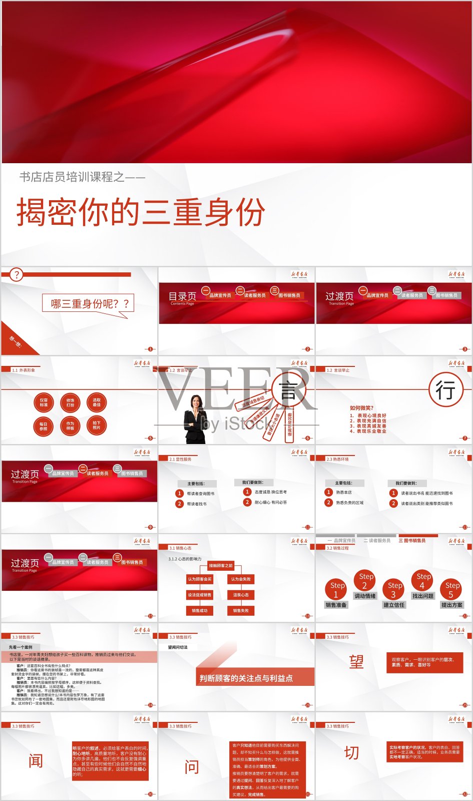 红色高端工作总结计划PPT模板设计模板素材