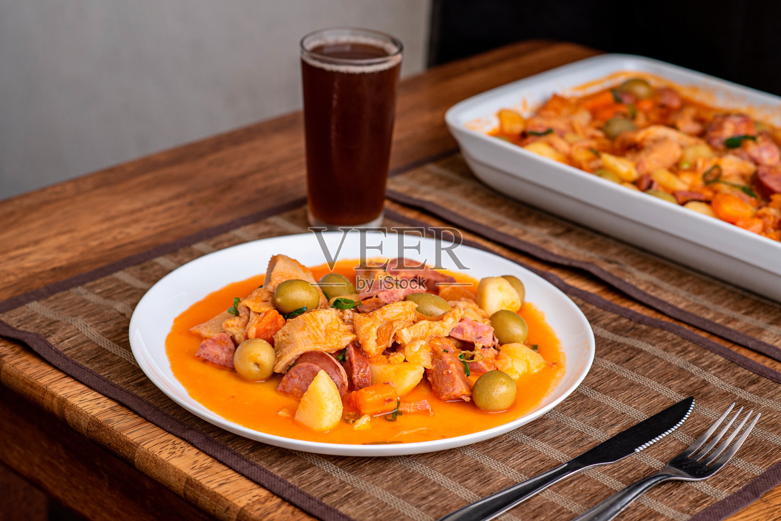 多布拉丁纳-典型的巴西食物照片摄影图片