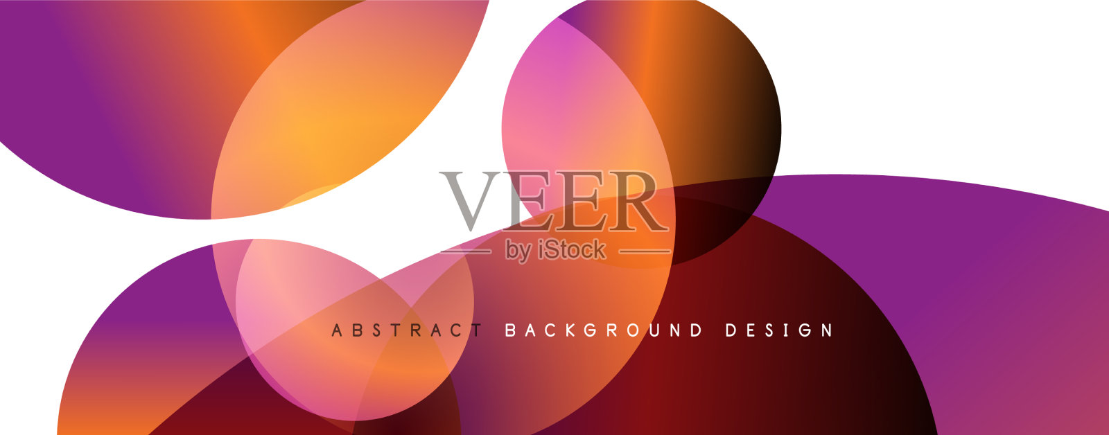 时尚简单的流体颜色梯度抽象插画图片素材