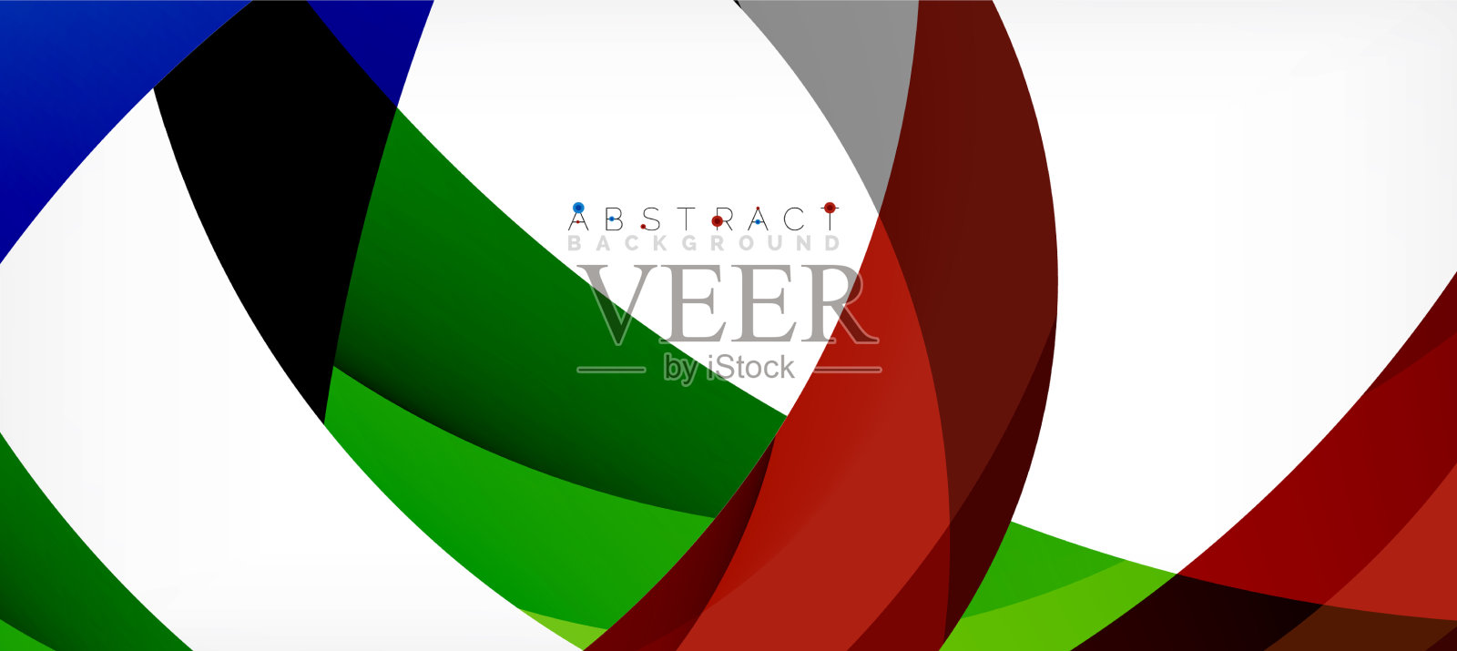 几何抽象背景圈创建插画图片素材